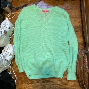 Lily Pulitzer Mint V-Neck Sweater - Women